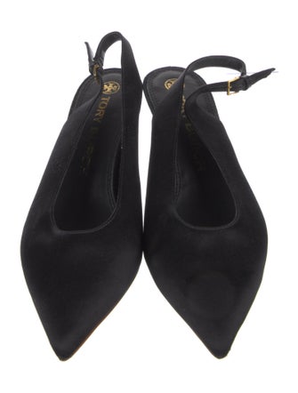 Tory Burch Satin Slingback Pumps