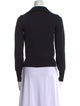 Tory Burch Square Neckline Long Sleeve Sweatshirt