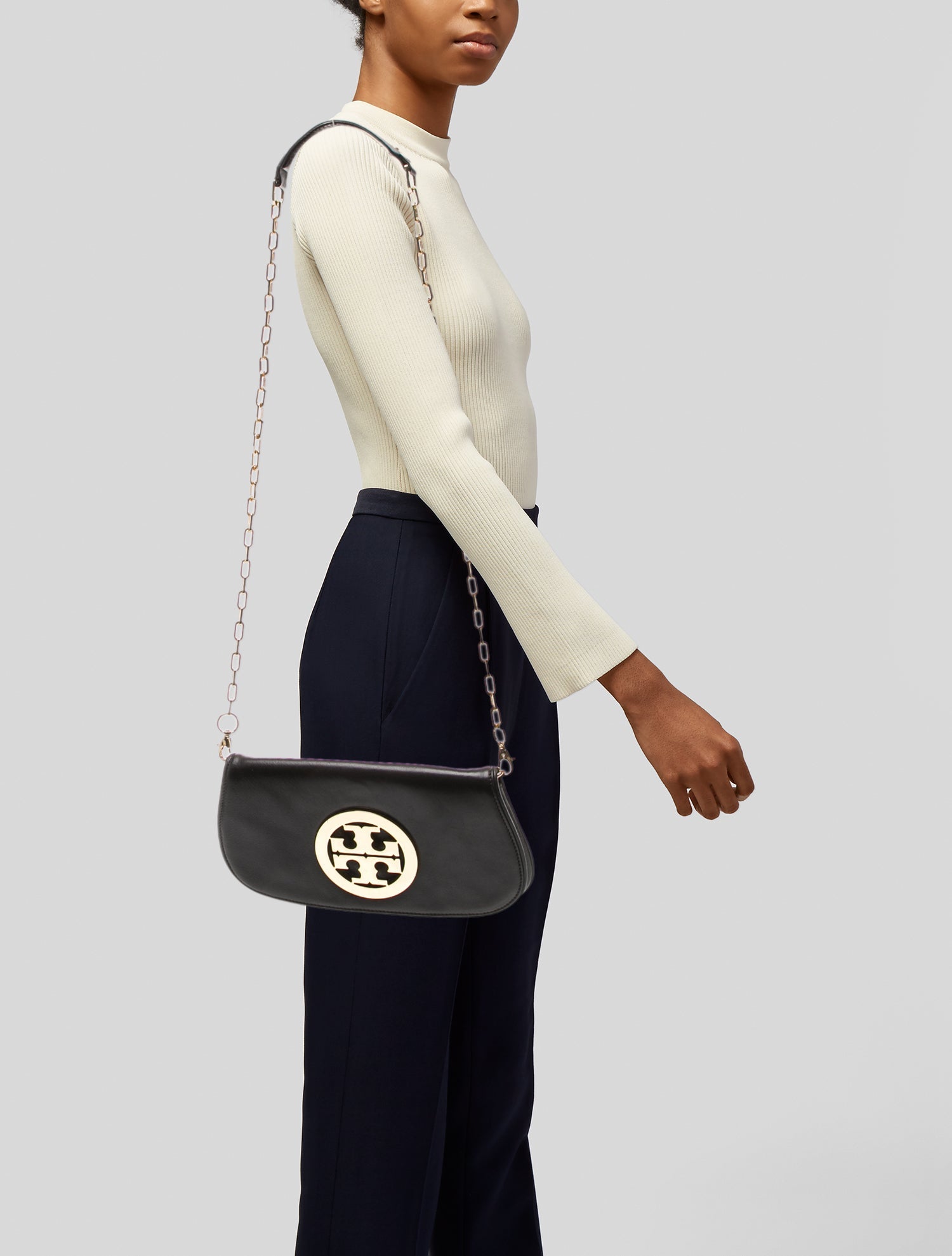 Tory Burch Leather Clutch