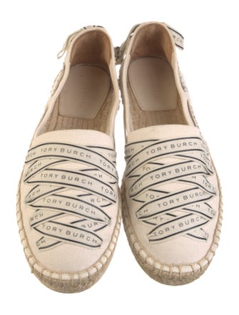 Tory Burch Canvas Printed Espadrilles