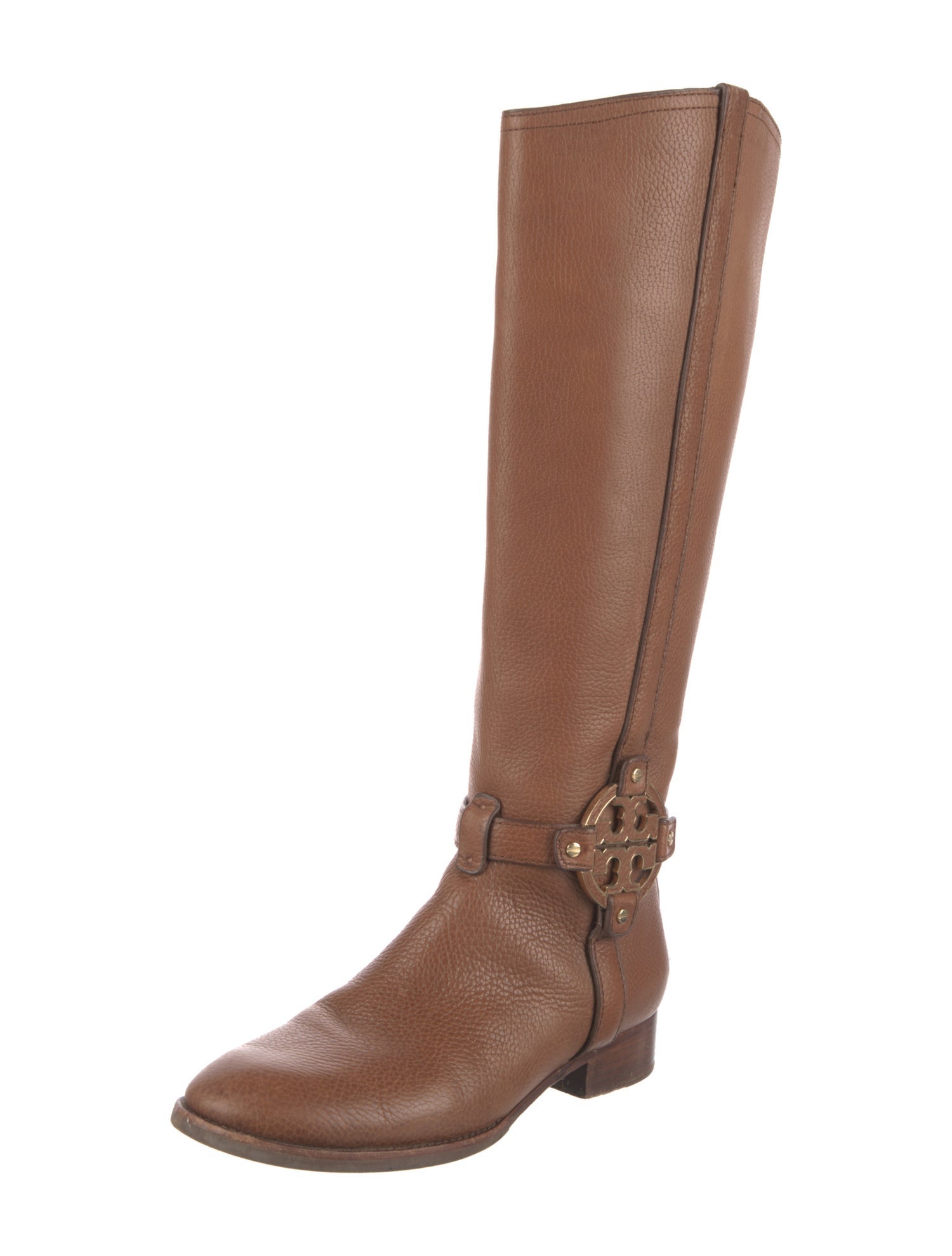 Tory Burch Leather Riding Boots