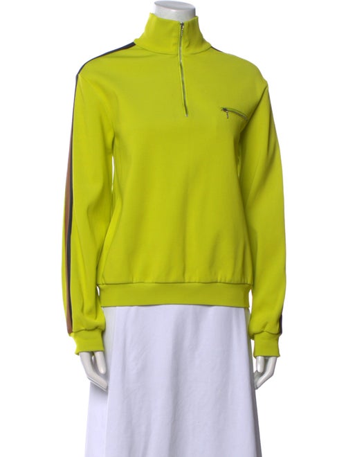 Tory Burch Mock Neck Long Sleeve Sweatshirt