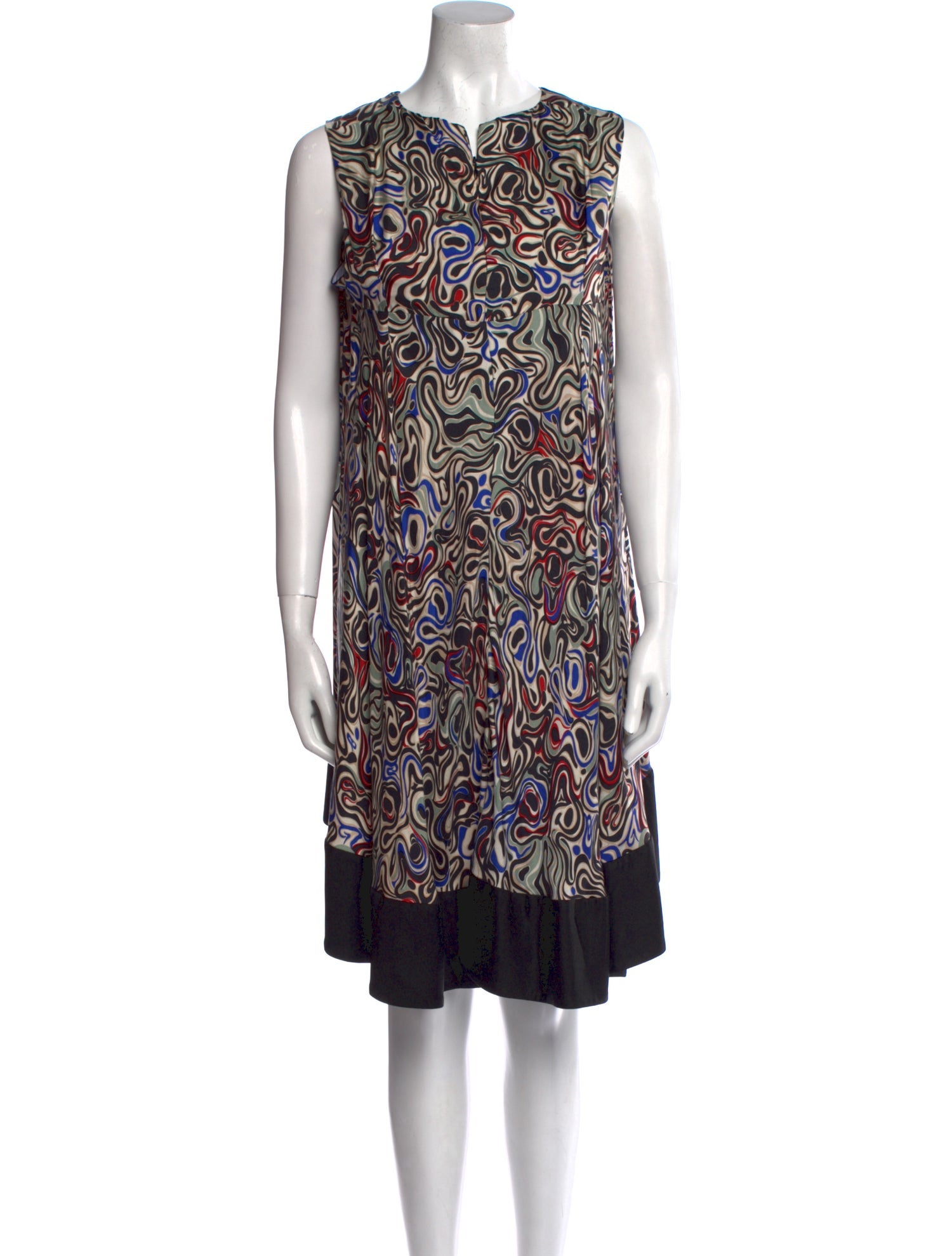 Balenciaga Printed Knee-Length Dress