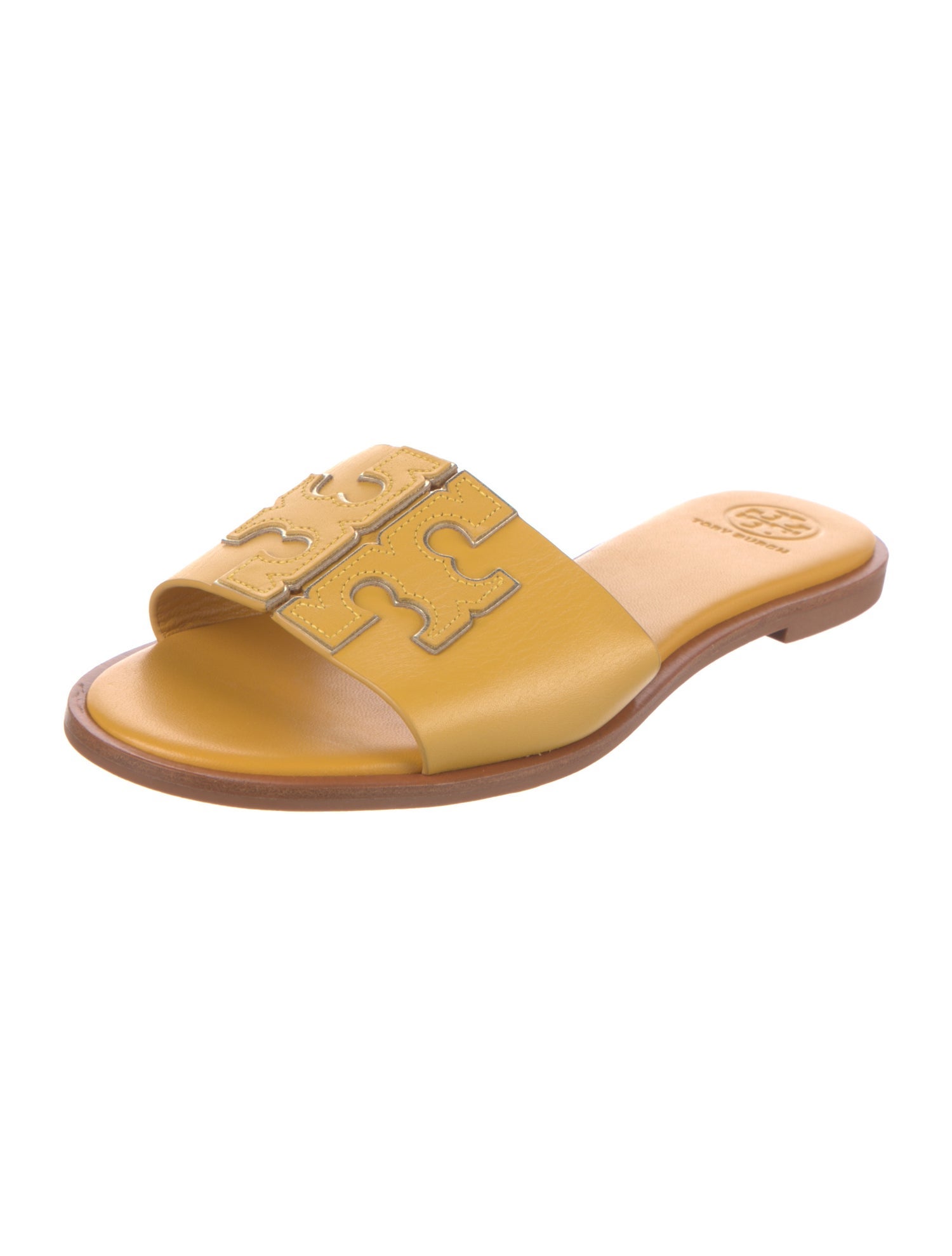 Tory Burch Leather Slides