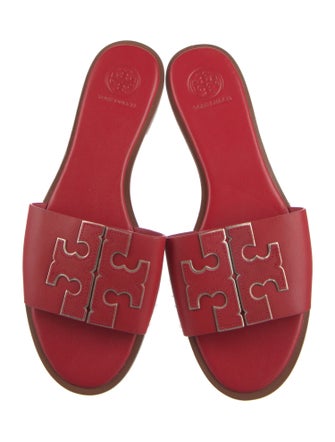 Tory Burch Leather Slides