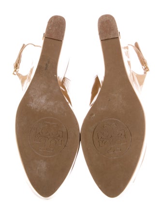 Tory Burch Patent Leather Slingback Pumps