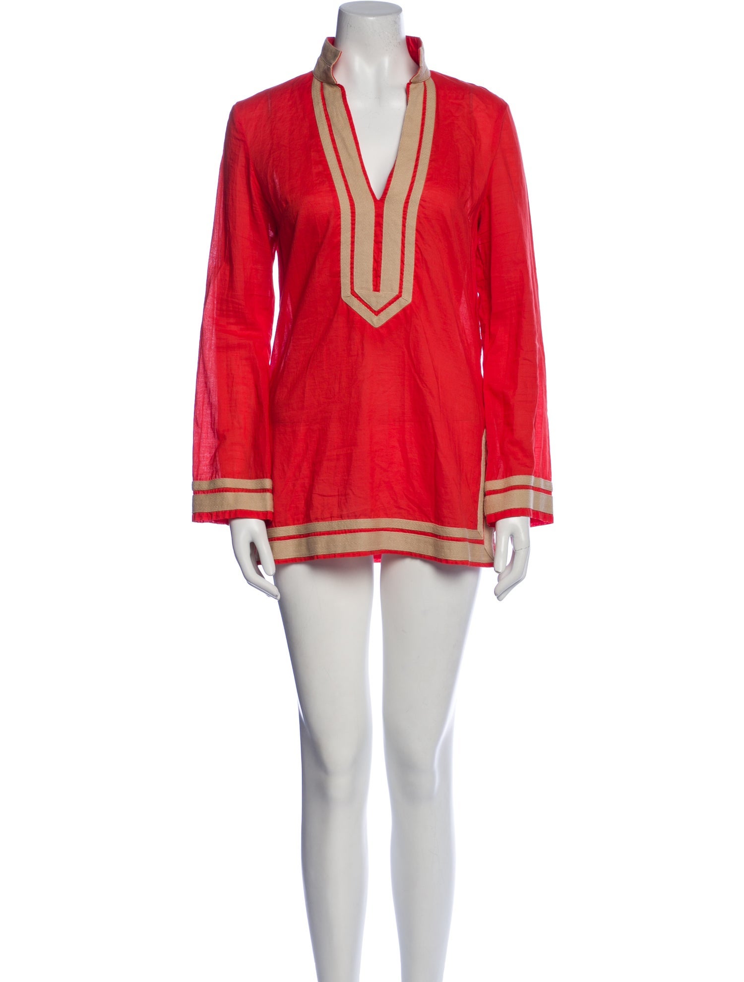 Tory Burch V-Neck Mini Dress