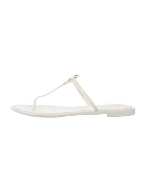 Tory Burch Rubber T-Strap Sandals
