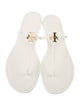 Tory Burch Rubber T-Strap Sandals