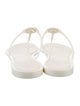 Tory Burch Rubber T-Strap Sandals