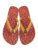 Tory Burch Rubber Printed Flip Flops