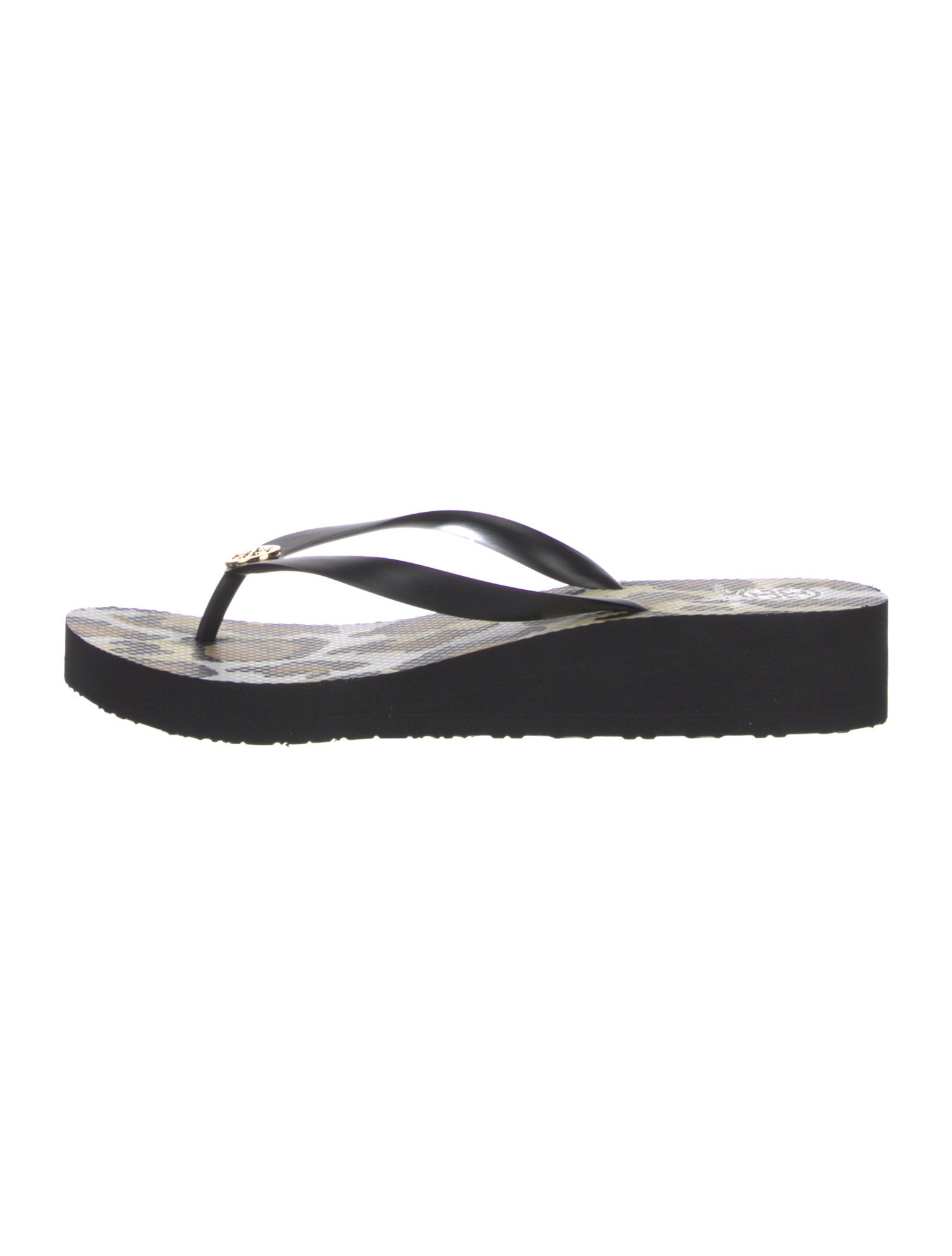 Tory Burch Rubber Printed Flip Flops