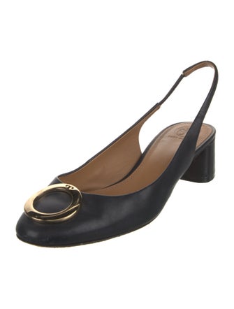 Tory Burch Leather Slingback Pumps