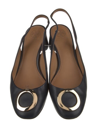 Tory Burch Leather Slingback Pumps