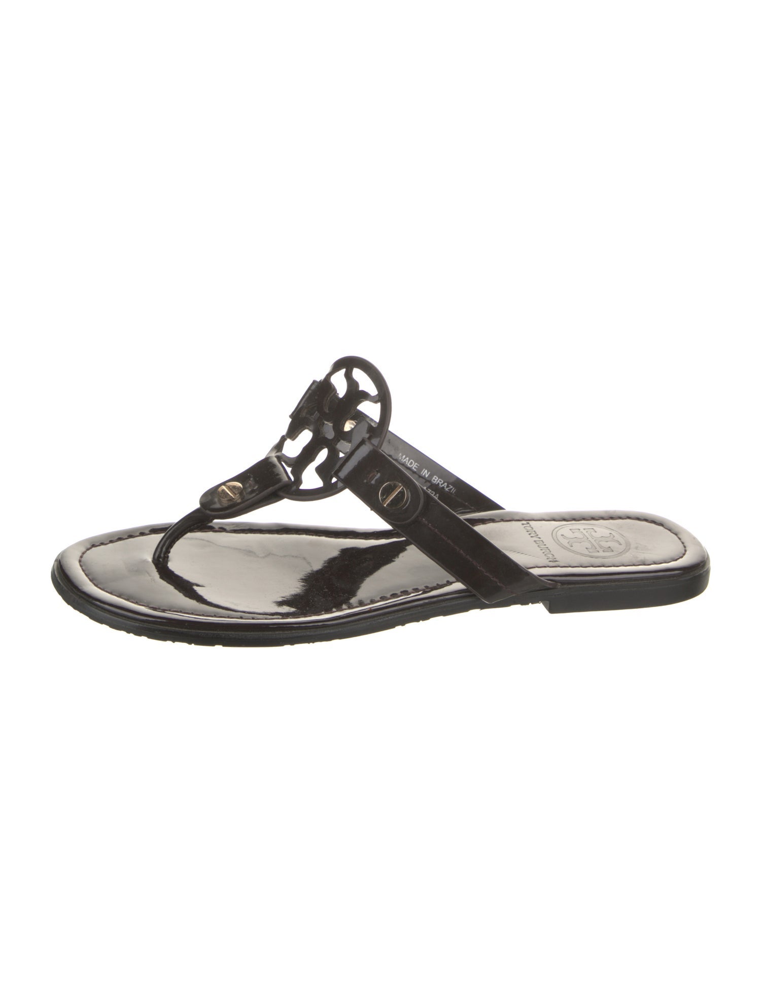 Tory Burch Patent Leather Slides