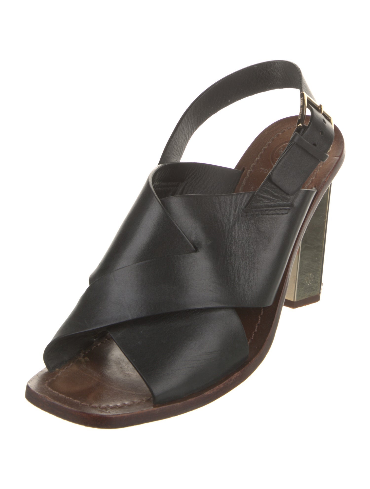 Tory Burch Leather Slingback Sandals