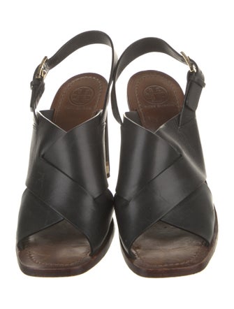 Tory Burch Leather Slingback Sandals