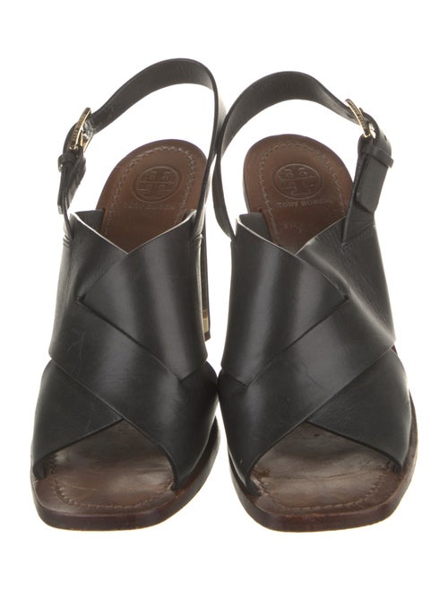 Tory Burch Leather Slingback Sandals
