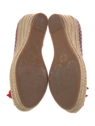 Tory Burch Canvas Printed Pumps