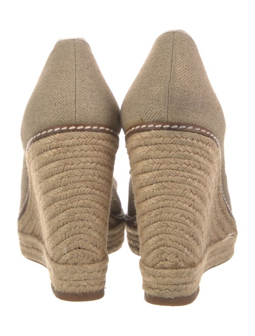 Tory Burch Canvas Bow Accents Pumps