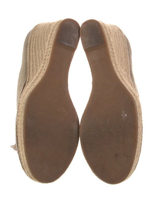 Tory Burch Canvas Bow Accents Pumps