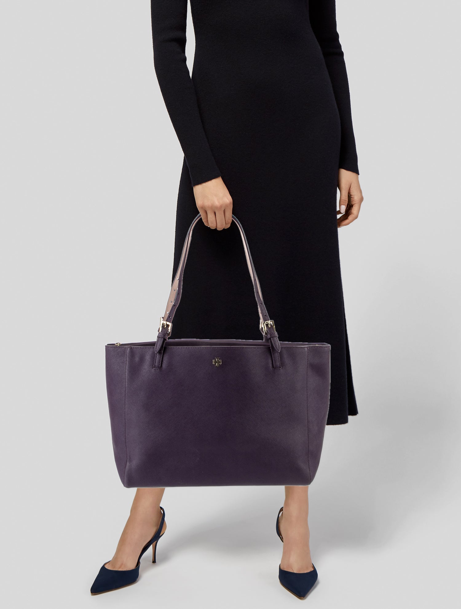 Tory Burch Saffiano Leather Tote