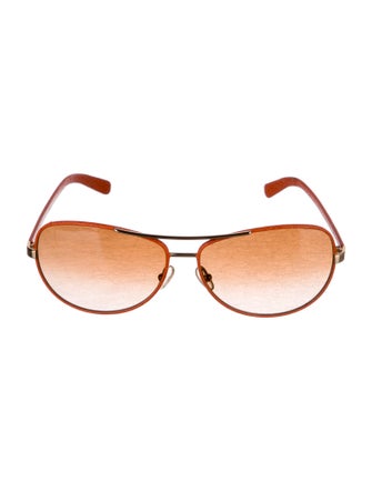 Tory Burch Aviator Gradient Sunglasses