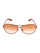 Tory Burch Aviator Gradient Sunglasses