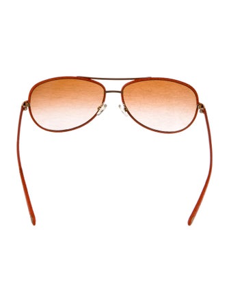 Tory Burch Aviator Gradient Sunglasses