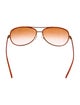 Tory Burch Aviator Gradient Sunglasses
