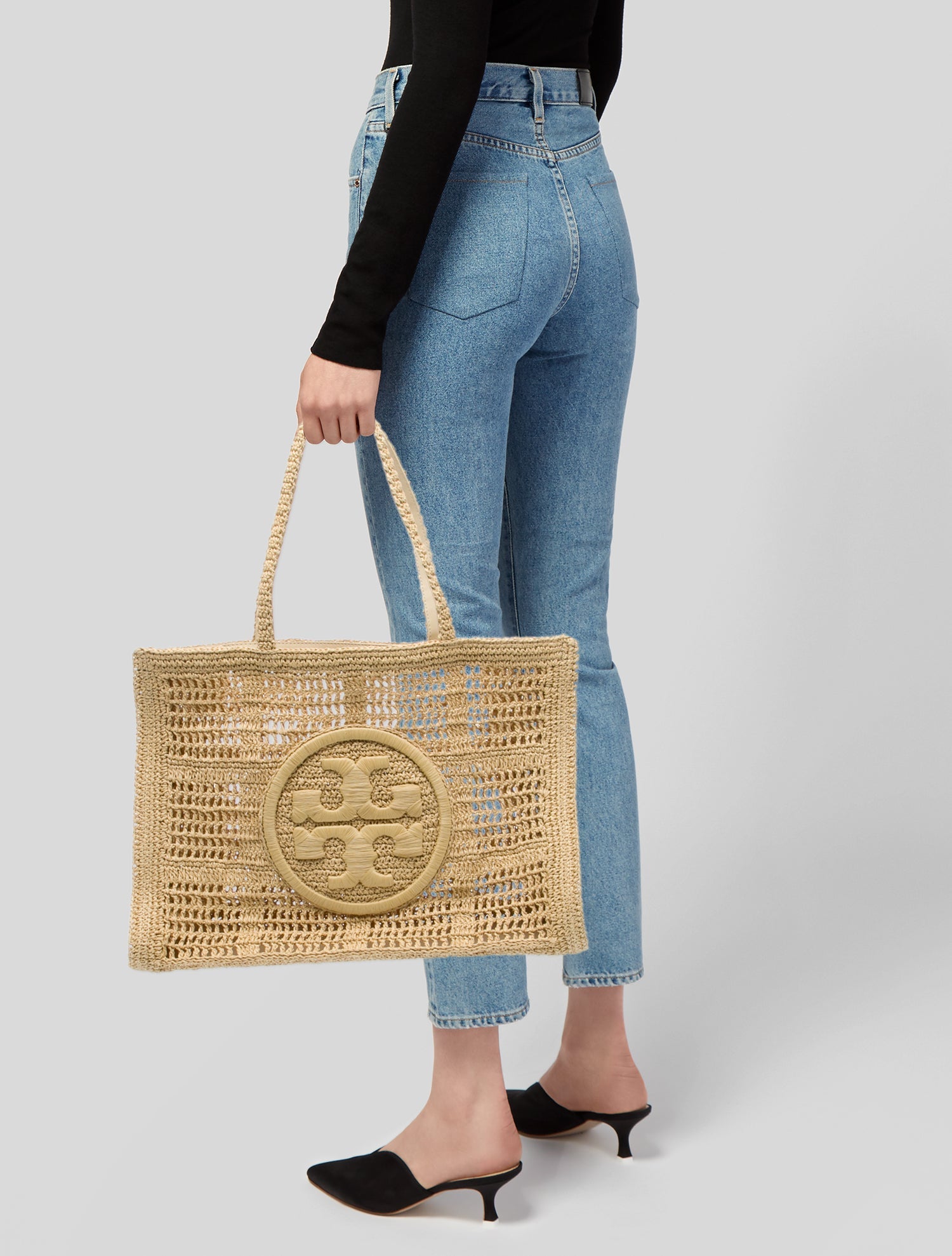 Tory Burch Raffia Tote