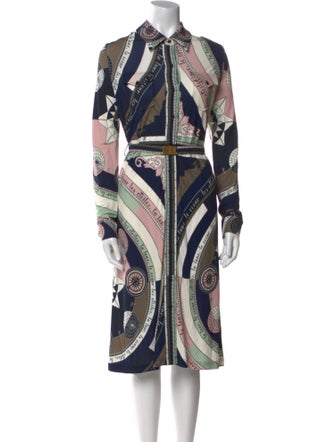 Tory Burch Printed Midi Length Dress