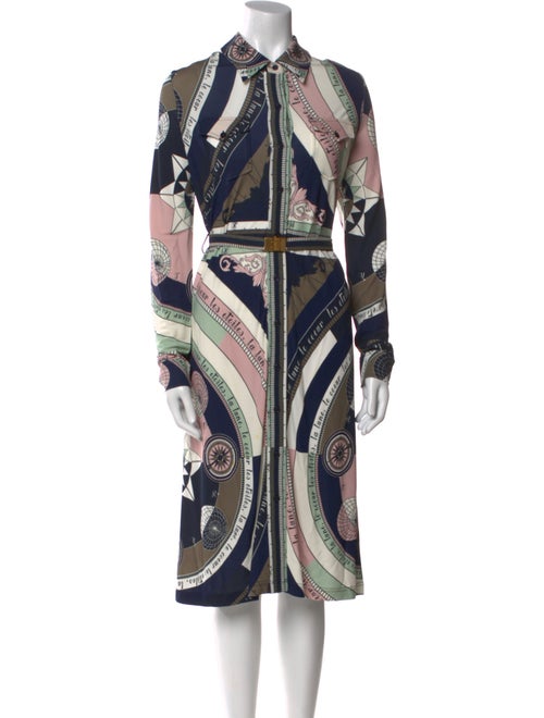 Tory Burch Printed Midi Length Dress