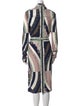 Tory Burch Printed Midi Length Dress