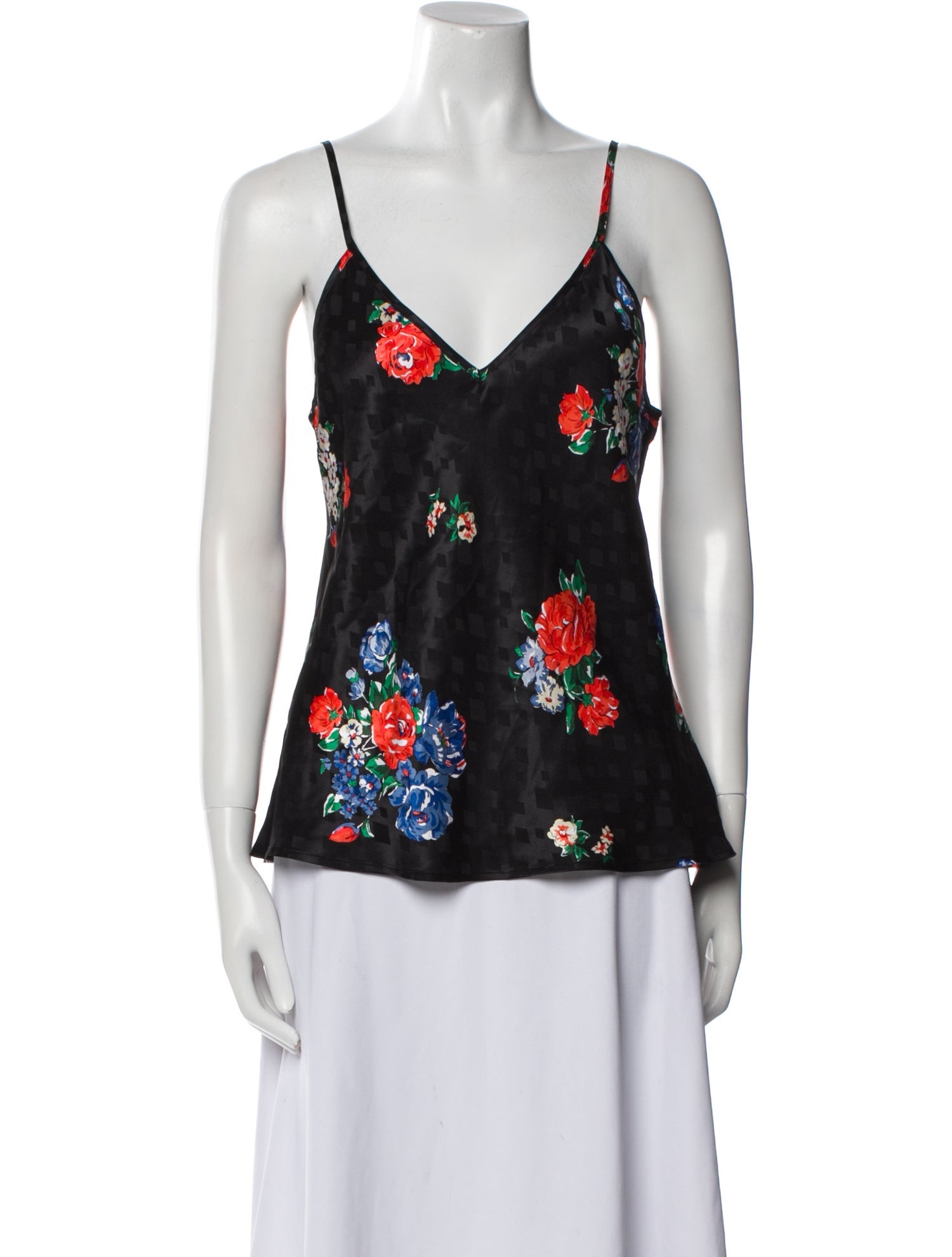 Tory Burch Silk Floral Print Top