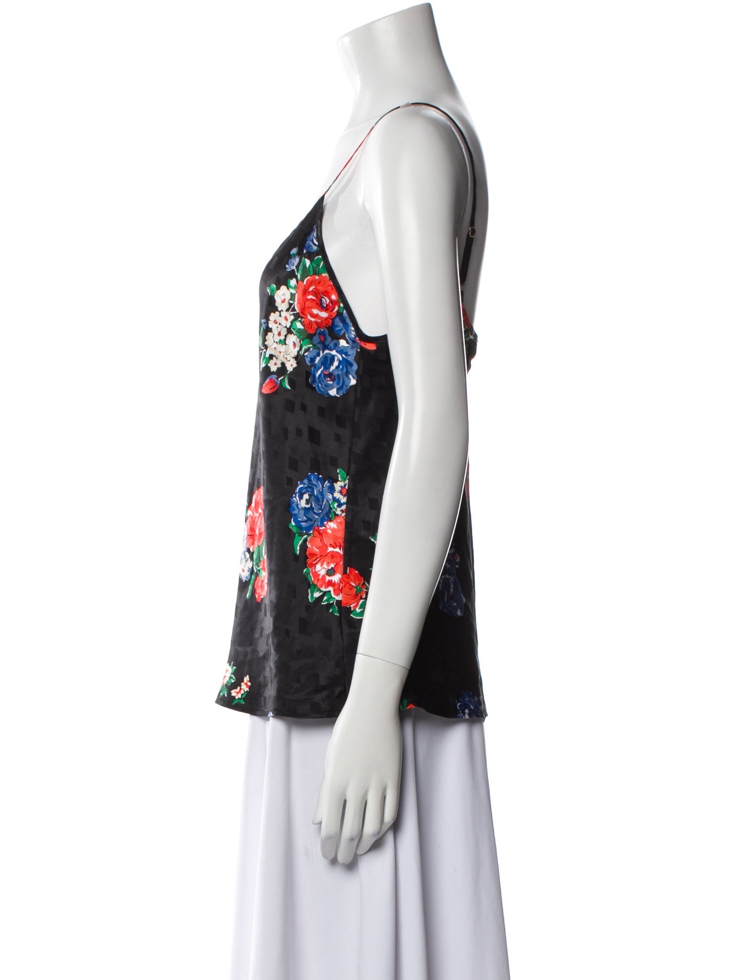 Tory Burch Silk Floral Print Top