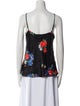 Tory Burch Silk Floral Print Top