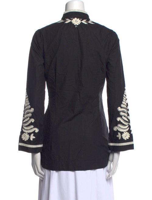 Tory Burch Graphic Print V-Neck Tunic