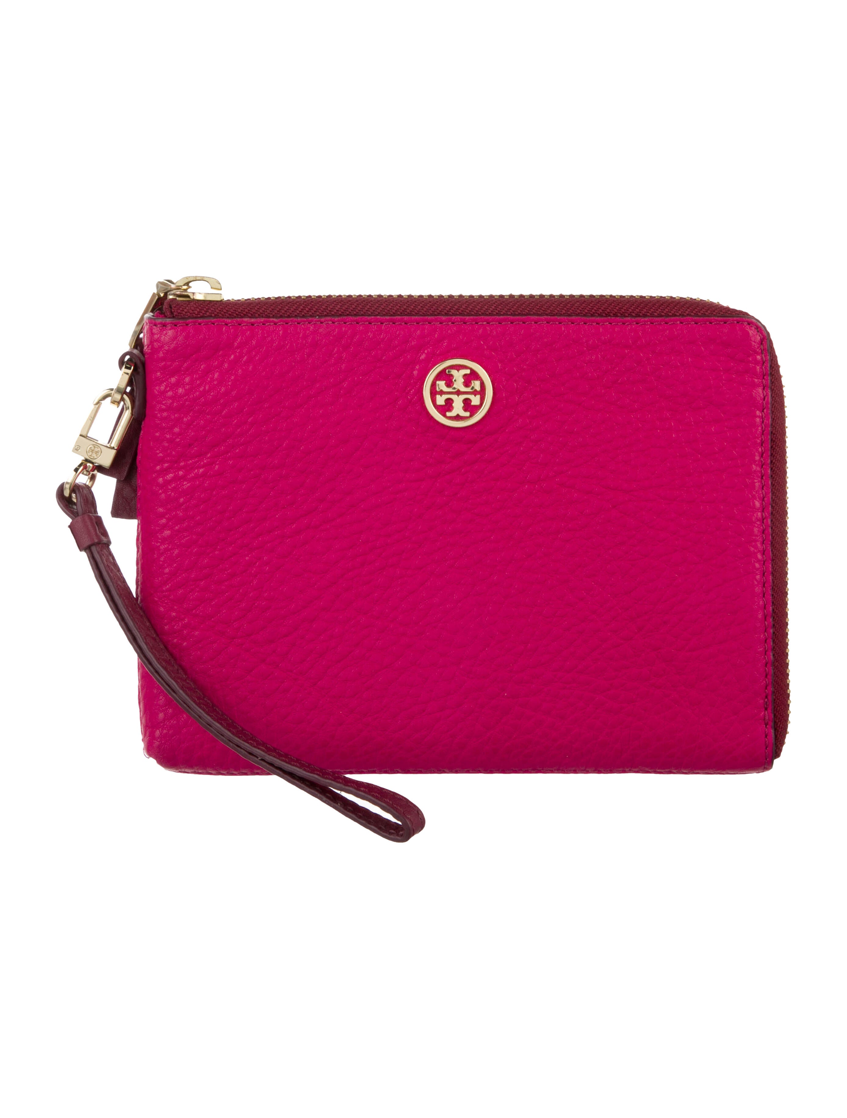 Tory Burch Leather Wristlet