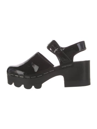 Tory Burch Patent Leather Slingback Flats