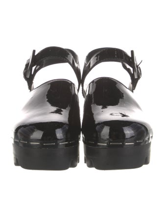 Tory Burch Patent Leather Slingback Flats