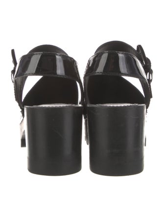 Tory Burch Patent Leather Slingback Flats