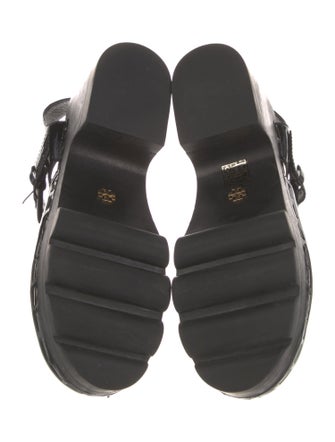 Tory Burch Patent Leather Slingback Flats