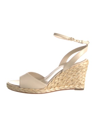 Tory Burch Leather Espadrilles