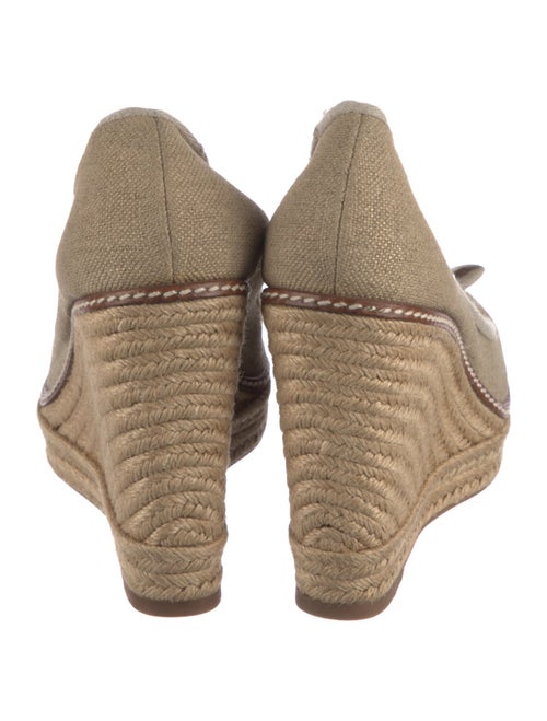 Tory Burch Canvas Striped Pumps