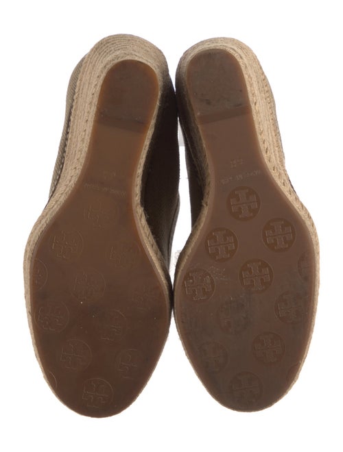 Tory Burch Canvas Striped Pumps