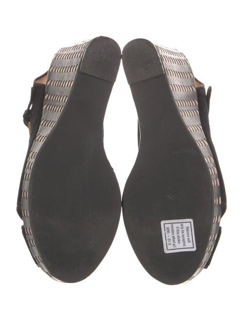 Tory Burch Suede Polka Dot Print Slingback Pumps