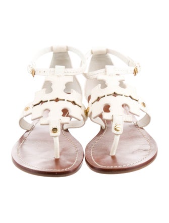 Tory Burch Leather T-Strap Sandals