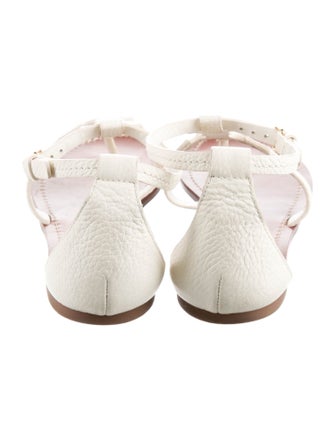 Tory Burch Leather T-Strap Sandals