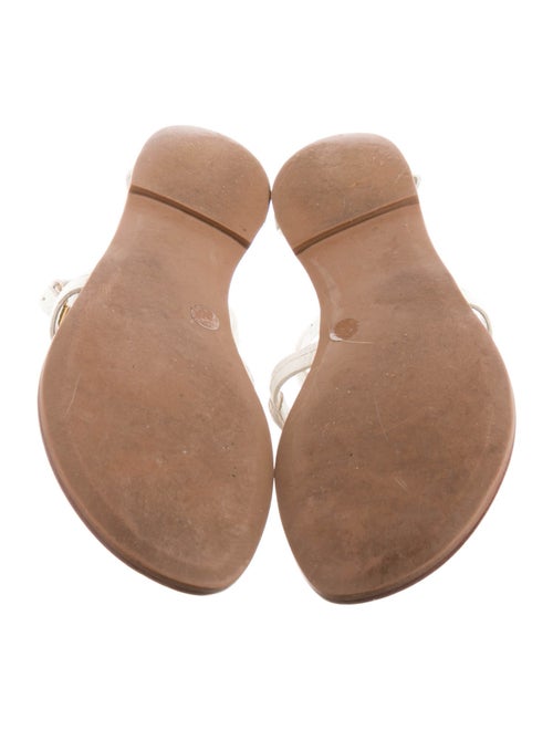 Tory Burch Leather T-Strap Sandals